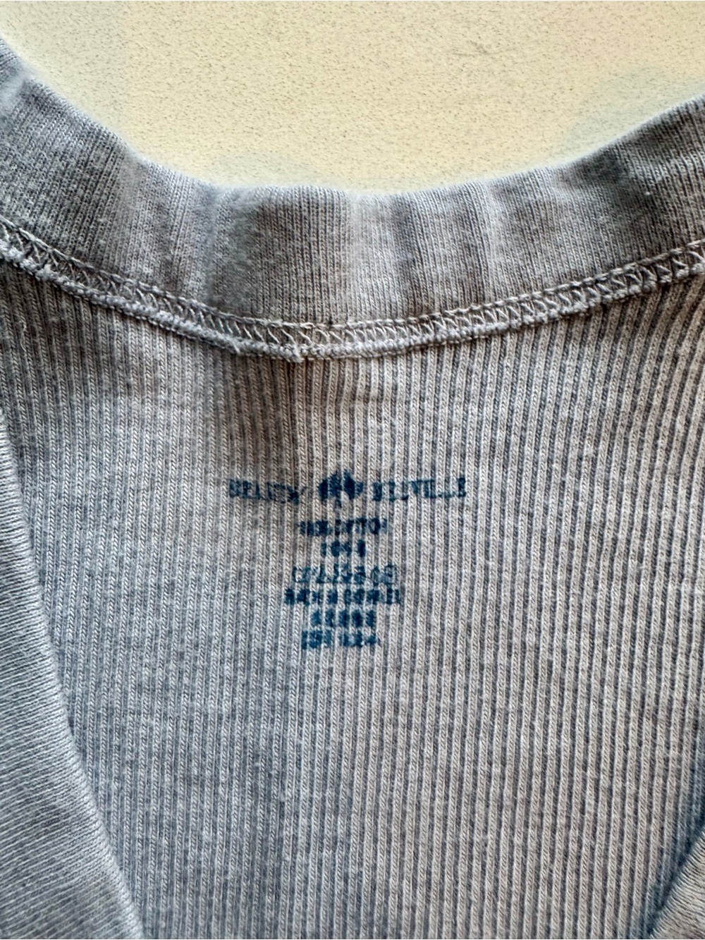 Brandy Melville Slate Blue Ribbed Tank Top - Picture 2 of 3